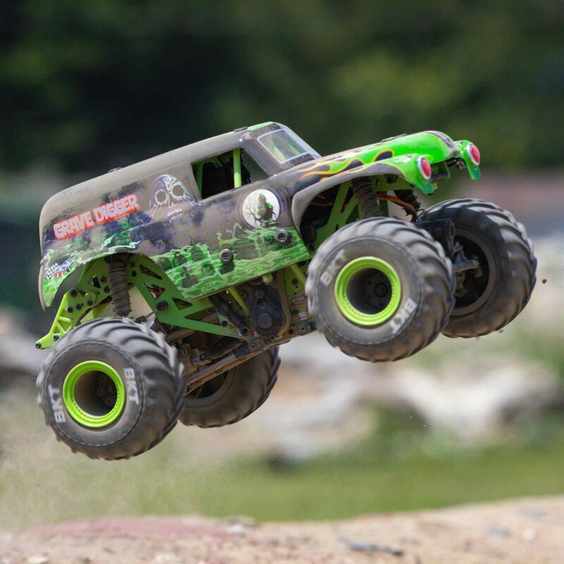 Official Losi product image 2 of the exact Mini LMT Grave Digger LOS01026T1
